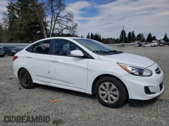 2017 Hyundai Accent SE with VIN KMHCT4AE0HU265474, listed as a Copart auction lot 46805963 with 83,401 mi miles. Bid and sale history available at carsss.com. Image 4.
