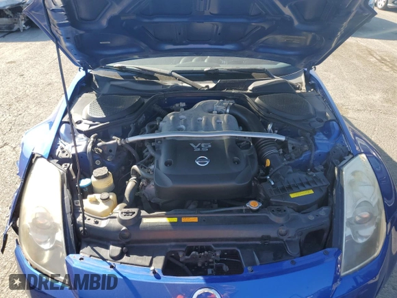 2006 Nissan 350Z Touring with VIN JN1AZ36A36M450628, listed as a Copart auction lot 75018954 with 76,763 mi miles and Salvage Title. Bid and sale history available at DreamBid. Image 11.