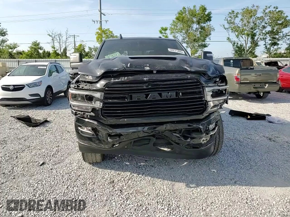 2024 Ram 2500 Laramie with VIN 3C6UR5FL7RG203778, listed as a Copart auction lot 58271405 with 32,057 mi miles and Salvage title. Bid and sale history available at DreamBid. Image 13.