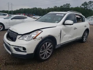 2017 Infiniti QX50 z VIN JN1BJ0RP5HM383480, wystawiony jako Copart lot #56059695 z przebiegiem 129 659 mil mil oraz Szkody całkowita. Historia ofert i sprzedaży dostępna na DreamBid. Obrazek 1.