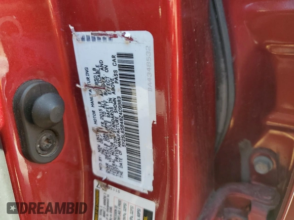 2008 Pontiac Vibe z VIN 5Y2SL65848Z409983, wystawiony jako Copart lot #55886015 z przebiegiem Nie podano mil oraz Szkoda całkowita • Salvage title. Historia ofert i sprzedaży dostępna na DreamBid. Obrazek 12.