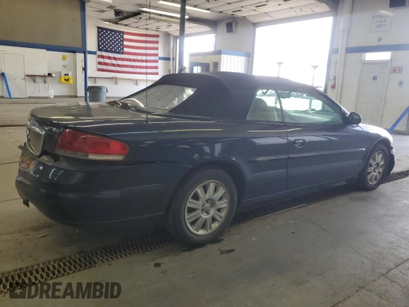 2004 Chrysler Sebring Limited z VIN 1C3EL65R94N151990, wystawiony jako Copart lot #53374215 z przebiegiem 66 257 mil mil oraz Szkoda całkowita • Salvage title. Historia ofert i sprzedaży dostępna na DreamBid. Obrazek 3.
