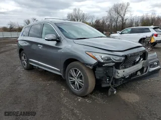 2016 Infiniti QX60 with VIN 5N1AL0MM6GC511824, listed as a Copart auction lot 52415255 with 159,686 mi miles and Salvage Title. Bid and sale history available at carsss.com. Image 4.