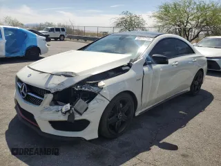 2014 Mercedes-Benz CLA 250 with VIN WDDSJ4EB0EN119156, listed as a Copart auction lot 59036215 with 93,093 mi miles and Salvage title. Bid and sale history available at DreamBid. Image 1.