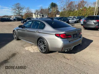 2021 BMW M5 with VIN WBS83CH08MCF34587, listed as a Copart auction lot 81287364 with 24,058 mi miles and Clean Title. Bid and sale history available at carsss.com. Image 2.