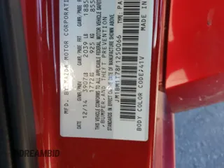 2015 Mazda 3 i SV with VIN JM1BM1T78F1250066, listed as a Copart auction lot 86129084 with 64,437 mi miles and Salvage Title. Bid and sale history available at DreamBid. Image 12.