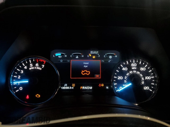 2019 Ford F-150 XL with VIN 1FTEW1E59KFA67288, listed as a Copart auction lot 54823715 with 139,483 mi miles and Clean Title. Bid and sale history available at carsss.com. Image 9.