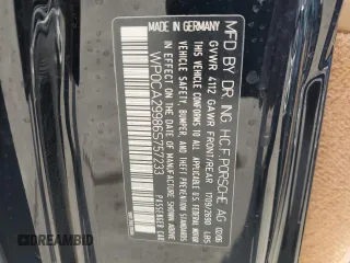 2006 Porsche 911 Carrera with VIN WP0CA29986S757233, listed as a Copart auction lot 87251344 with 87,832 mi miles and Salvage Title. Bid and sale history available at DreamBid. Image 13.