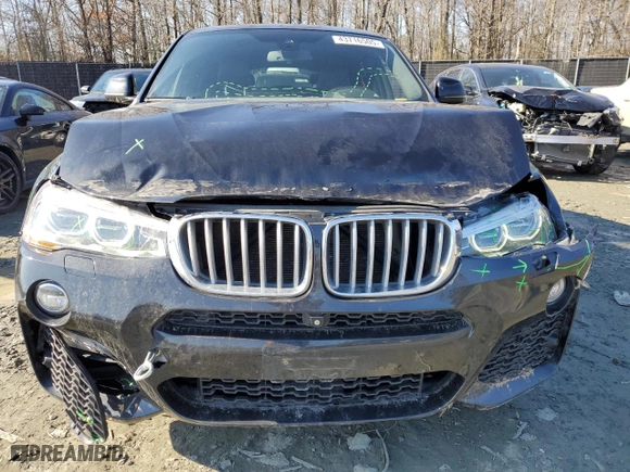 2016 BMW X4 xDrive35i with VIN 5UXXW5C53G0N91614, listed as a Copart auction lot 43716505 with NaN miles and Salvage Title. Bid and sale history available at carsss.com. Image 5.