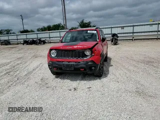 2017 Jeep Renegade Trailhawk with VIN ZACCJBCB1HPF32155, listed as a Copart auction lot 59960535 with 98,286 mi miles and Salvage title. Bid and sale history available at DreamBid. Image 14.