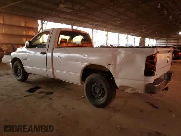 2007 Dodge 1500 SLT with VIN 1D7HA16P17J569962, listed as a Copart auction lot 89371515 with 166,014 mi miles and Clean Title. Bid and sale history available at DreamBid. Image 2.