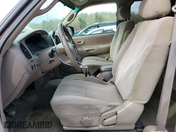 2000 Toyota Tundra SR5 with VIN 5TBBT4419YS043960, listed as a Copart auction lot 54897125 with 162,606 mi miles and Clean Title. Bid and sale history available at DreamBid. Image 7.