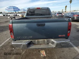 2007 GMC Canyon SLE1 with VIN 1GTCS199678123859, listed as a Copart auction lot 86605234 with 391,177 mi miles and Clean Title. Bid and sale history available at carsss.com. Image 6.