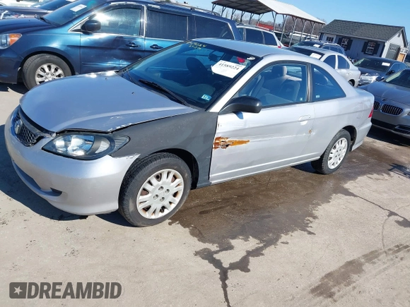 2004 Honda Civic LX with VIN 1HGEM22524L022246, listed as a IAAI auction lot 41589224 with 149,188 mi miles. Bid and sale history available at carsss.com. Image 2.