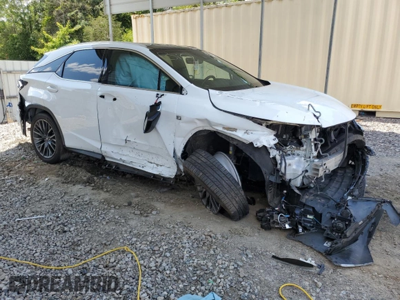 2017 Lexus RX 350 with VIN 2T2BZMCA5HC109190, listed as a Copart auction lot 57750285 with 130,077 mi miles and Salvage title. Bid and sale history available at DreamBid. Image 4.