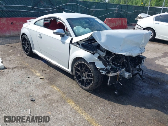 2018 Audi TTS with VIN TRUC1AFV7J1009606, listed as a IAAI auction lot 42172806 with 54,062 mi miles and . Bid and sale history available at DreamBid. Image 1.