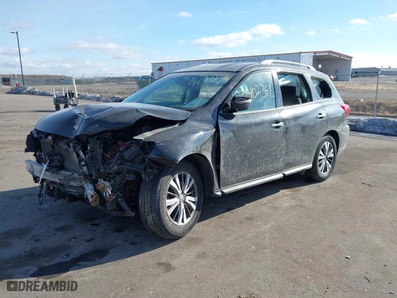 2018 Nissan Pathfinder SV with VIN 5N1DR2MM8JC607503, listed as a IAAI auction lot 41402761 with 115,882 mi miles. Bid and sale history available at carsss.com. Image 18.