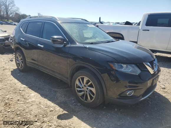 2015 Nissan Rogue SL with VIN 5N1AT2MVXFC863923, listed as a Copart auction lot 49902035 with 129,578 mi miles and Salvage Title. Bid and sale history available at carsss.com. Image 4.