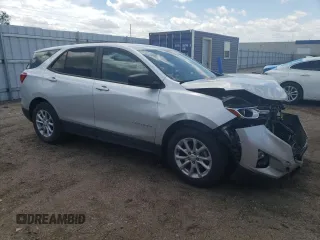 2020 Chevrolet Equinox LS with VIN 3GNAXFEV7LS726479, listed as a Copart auction lot 57984975 with 89,438 mi miles and Salvage title. Bid and sale history available at DreamBid. Image 4.