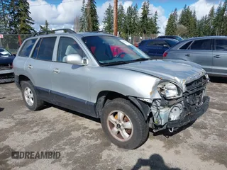 2005 Hyundai Santa Fe GLS with VIN KM8SC73D55U988475, listed as a IAAI auction lot 41779224 with 161,623 mi miles. Bid and sale history available at carsss.com. Image 1.