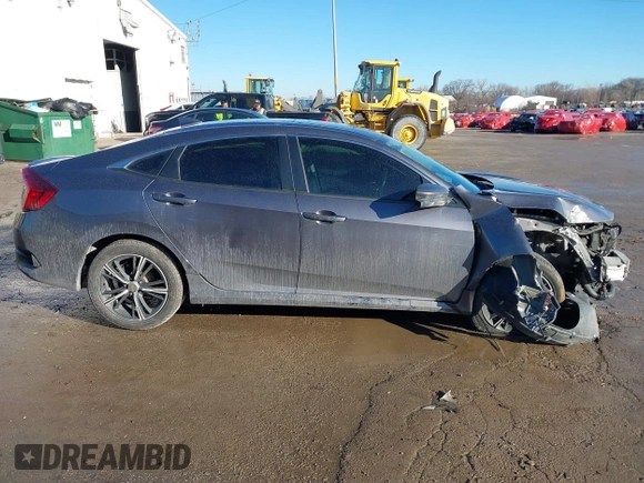2017 Honda Civic Sedan EX-L with VIN 19XFC1F78HE029485, listed as a IAAI auction lot 41661686 with 110,804 mi miles. Bid and sale history available at carsss.com. Image 13.