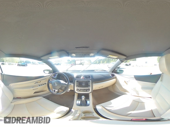 2012 Volkswagen Eos Komfort with VIN WVWBW7AH0CV001922, listed as a Copart auction lot 54378035 with 95,960 mi miles and Salvage Title. Bid and sale history available at DreamBid. Image 14.