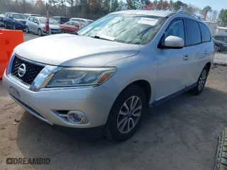 2014 Nissan Pathfinder SL with VIN 5N1AR2MNXEC664142, listed as a IAAI auction lot 41900092 with 167,618 mi miles. Bid and sale history available at carsss.com. Image 2.