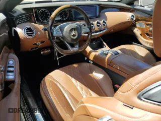 2015 Mercedes-Benz S 550 with VIN WDDXJ8FB1FA009396, listed as a Copart auction lot 49657975 with 76,680 mi miles and Salvage Title. Bid and sale history available at carsss.com. Image 8.