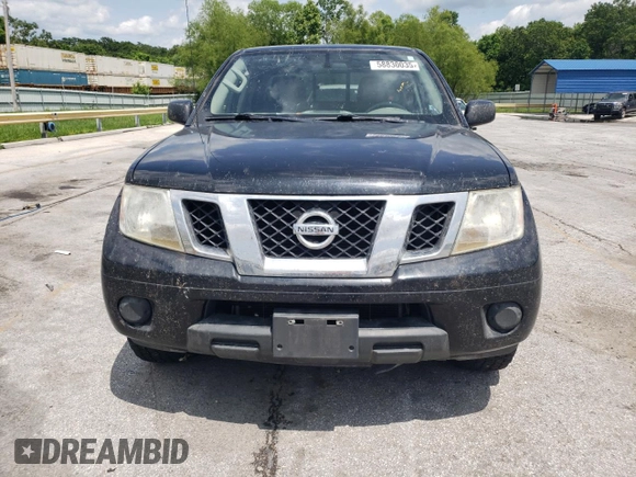 2019 Nissan Frontier S with VIN 1N6AD0ER9KN701008, listed as a Copart auction lot 58830035 with 101,217 mi miles and Salvage title. Bid and sale history available at DreamBid. Image 5.