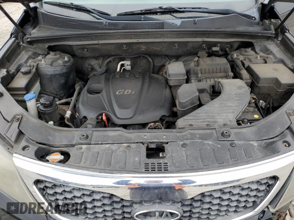 2012 Kia Sorento LX with VIN 5XYKTCA6XCG239803, listed as a Copart auction lot 51057655 with 138,758 mi miles and Salvage Title. Bid and sale history available at carsss.com. Image 12.