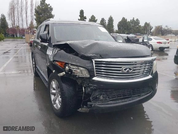 2011 Infiniti QX56 7-passenger with VIN JN8AZ2NE1B9001378, listed as a IAAI auction lot 41681581 with NaN miles. Bid and sale history available at carsss.com. Image 6.