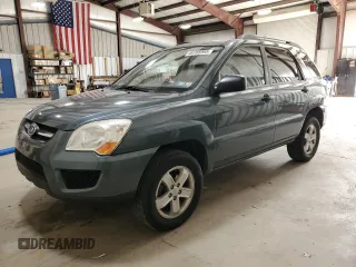 2009 Kia Sportage LX with VIN KNDJE723X97561560, listed as a Copart auction lot 49766995 with 130,623 mi miles and Salvage Title. Bid and sale history available at DreamBid. Image 1.