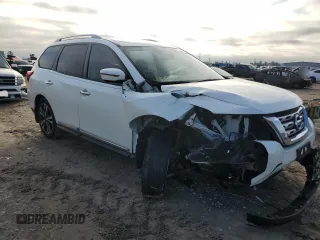 2020 Nissan Pathfinder Platinum with VIN 5N1DR2DN4LC636072, listed as a Copart auction lot 85895634 with 62,497 mi miles and Salvage title. Bid and sale history available at DreamBid. Image 4.