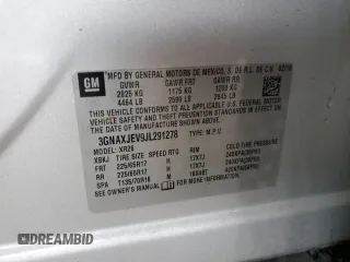 2018 Chevrolet Equinox LT с VIN 3GNAXJEV9JL291278, выставлен на аукционе Copart как лот 60251975 с пробегом 85 547 миль миль и Списание • Salvage title. История ставок и продаж доступна на DreamBid. Изображение 13.