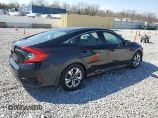 2017 Honda Civic Sedan LX with VIN 19XFC2F57HE079749, listed as a Copart auction lot 51920775 with 114,431 mi miles and Salvage Title. Bid and sale history available at carsss.com. Image 3.