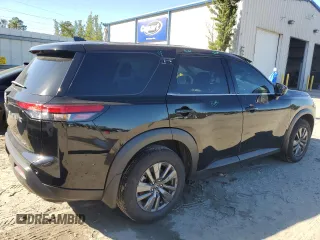 2024 Nissan Pathfinder S with VIN 5N1DR3AC0RC235992, listed as a Copart auction lot 82095724 with Not provided miles and Salvage title. Bid and sale history available at DreamBid. Image 3.