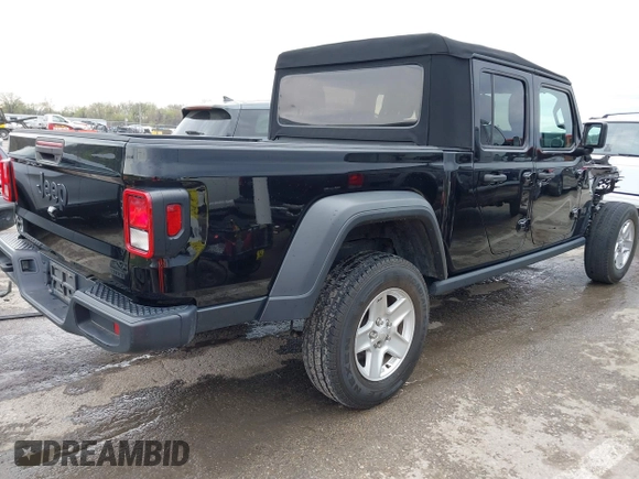 2020 Jeep Gladiator Sport S с VIN 1C6HJTAG8LL122726, выставлен на аукционе IAAI как лот 41886929 с пробегом 82 473 миль миль и . История ставок и продаж доступна на DreamBid. Изображение 4.