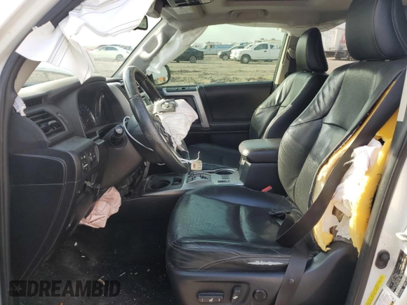 2016 Toyota 4Runner SR5 with VIN JTEZU5JR6G5117287, listed as a Copart auction lot 55397195 with 138,002 mi miles and Salvage title. Bid and sale history available at DreamBid. Image 7.