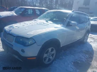 2008 BMW X3 3.0si with VIN WBXPC93428WJ07734, listed as a IAAI auction lot 41990737 with 213,162 mi miles. Bid and sale history available at carsss.com. Image 2.