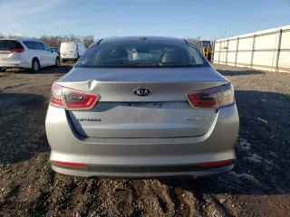 2014 Kia Optima Hybrid EX with VIN KNAGN4AD9E5073884, listed as a Copart auction lot 45431435 with 0 mi miles and Salvage Title. Bid and sale history available at carsss.com. Image 6.