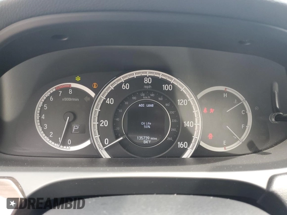 2017 Honda Accord Touring with VIN 1HGCR3F96HA019458, listed as a Copart auction lot 59915105 with 135,739 mi miles and Salvage title. Bid and sale history available at DreamBid. Image 9.