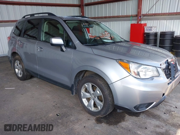 2014 Subaru Forester Premium z VIN JF2SJADC8EH541081, wystawiony jako IAAI lot #42647777 z przebiegiem 120 951 mil mil oraz . Historia ofert i sprzedaży dostępna na DreamBid. Obrazek 1.