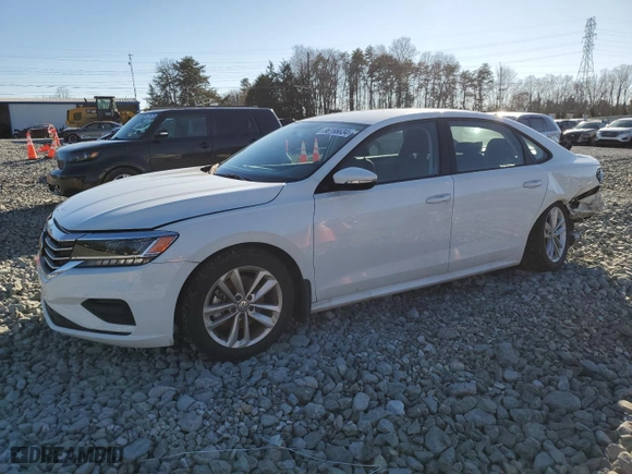 2021 Volkswagen Passat 2.0T S with VIN 1VWAA7A34MC017825, listed as a Copart auction lot 86166634 with 24,679 mi miles and Salvage Title. Bid and sale history available at carsss.com. Image 1.