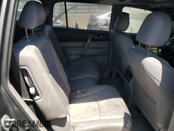 2010 Toyota Highlander Limited with VIN JTEJW3EHXA2041336, listed as a Copart auction lot 58574865 with Not provided miles and Salvage title. Bid and sale history available at DreamBid. Image 11.