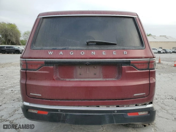 2022 Jeep Wagoneer Series II with VIN 1C4SJVBT1NS137650, listed as a Copart auction lot 49743155 with 89,106 mi miles and Salvage Title. Bid and sale history available at carsss.com. Image 6.