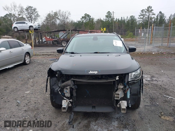 2018 Jeep Compass Sport with VIN 3C4NJCAB1JT286093, listed as a IAAI auction lot 41770377 with 83,354 mi miles. Bid and sale history available at carsss.com. Image 12.