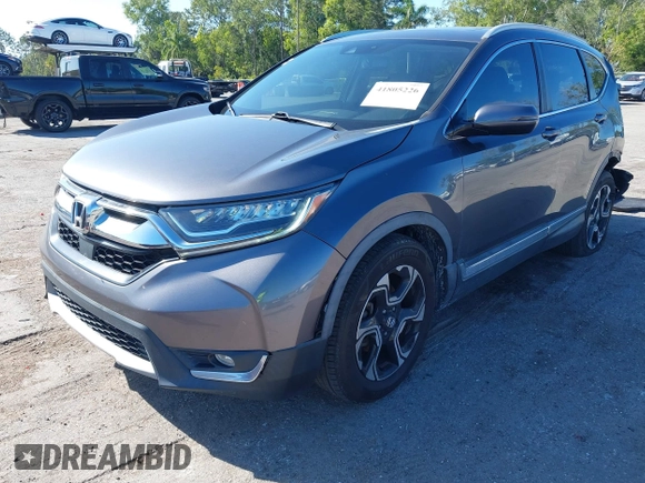 2017 Honda CR-V Touring with VIN 2HKRW1H91HH505686, listed as a IAAI auction lot 41805226 with 120,760 mi miles. Bid and sale history available at carsss.com. Image 18.