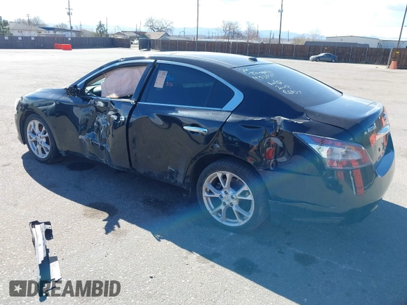 2014 Nissan Maxima SV with VIN 1N4AA5AP0EC453850, listed as a IAAI auction lot 41881210 with Not Provided miles and . Bid and sale history available at DreamBid. Image 3.