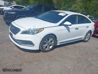 2015 Hyundai Sonata 2.4L Sport with VIN 5NPE34AFXFH213735, listed as a IAAI auction lot 42043045 with 114,822 mi miles. Bid and sale history available at carsss.com. Image 16.
