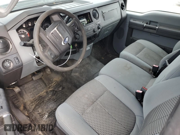 2011 Ford F-250 XL with VIN 1FT7X2A68BEA83904, listed as a Copart auction lot 84274634 with 297,487 mi miles and Salvage title. Bid and sale history available at DreamBid. Image 8.